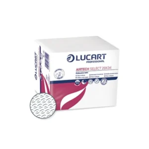 Lavete multifunctionale din airlaid,hartie aerata albe 29x34cm,32buc/pachet