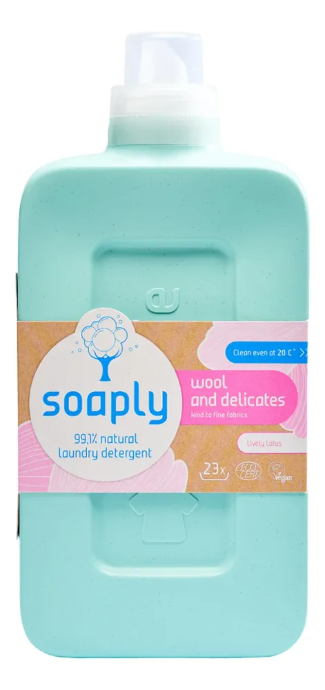 LOTUS ECO LÂNĂ & MĂTASE BALSAM DE RUFĂ 1 L (23 SPĂLĂRI) - SAPUNOS