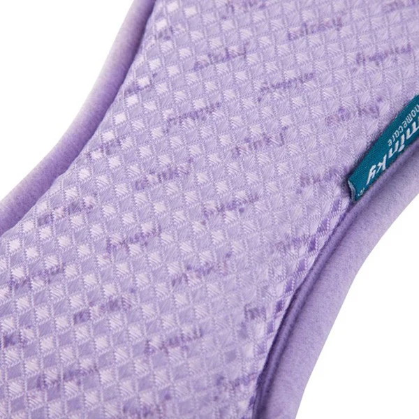 Minky M Cloth Pad de Curățare – Alb cu Margine Mov (Putere de Curățare 3-în-1)