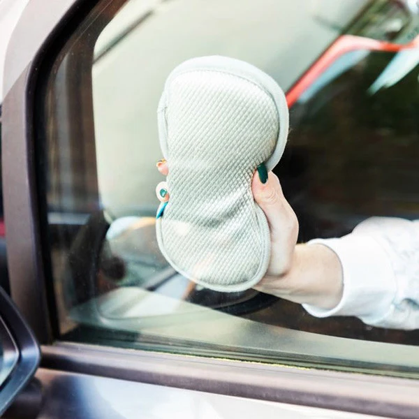 Minky M Lavetă de Curățare – Auto Anti-Aburire (Margine Gri)