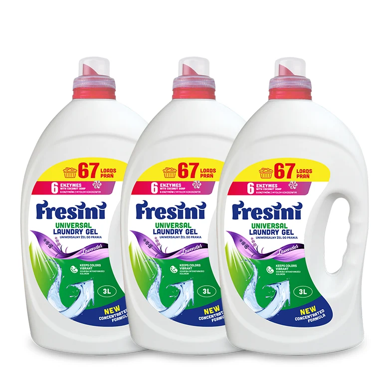 Pachet economic FRESINI Detergent Gel UNIVERSAL 9L (Family Pack)