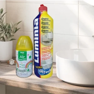 Pachet Luminia 2 produse 1 x LUMINIA Crema tratament pentru curatarea suprafete de baie si bucatarie, 750ml,1x Spray odori...
