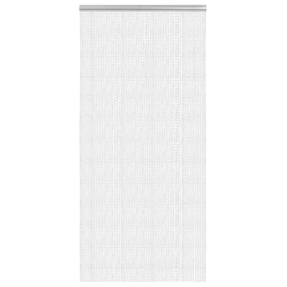 Paravan de ușă cu lanț, 100x226 cm, aluminiu