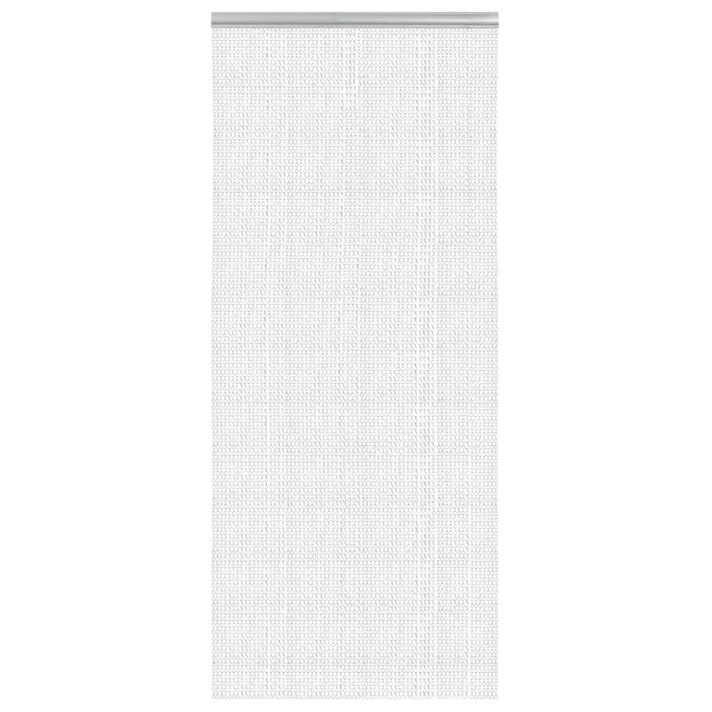 Paravan de ușă cu lanț, 90x200 cm, aluminiu