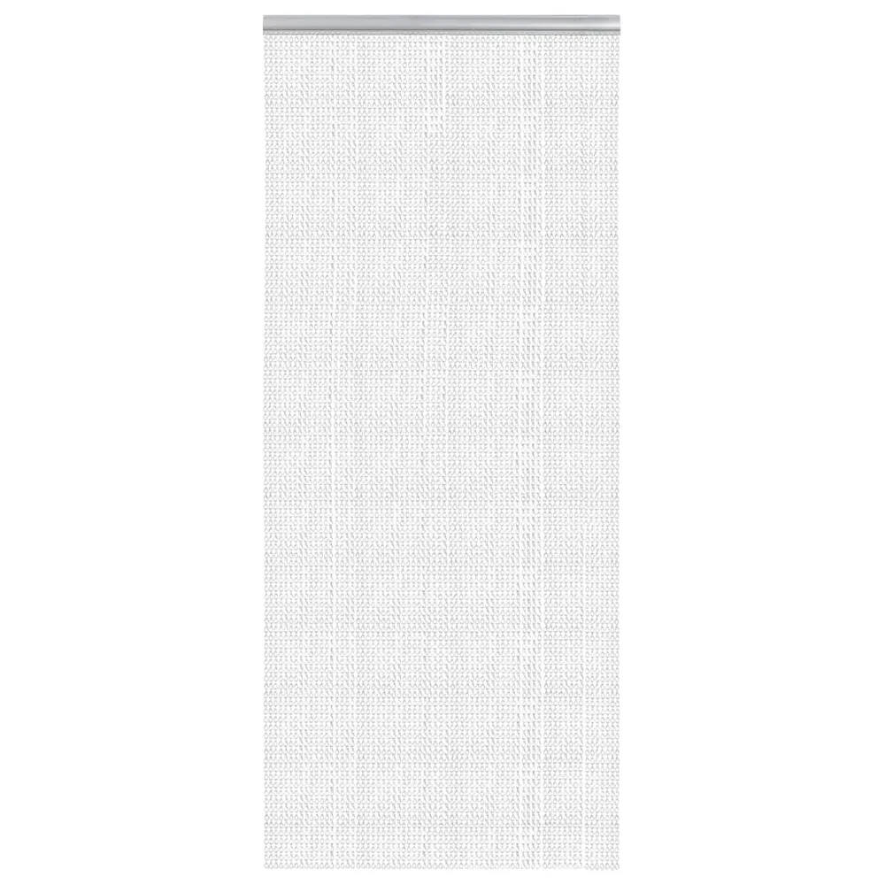 Paravan de ușă cu lanț, 90x220 cm, aluminiu