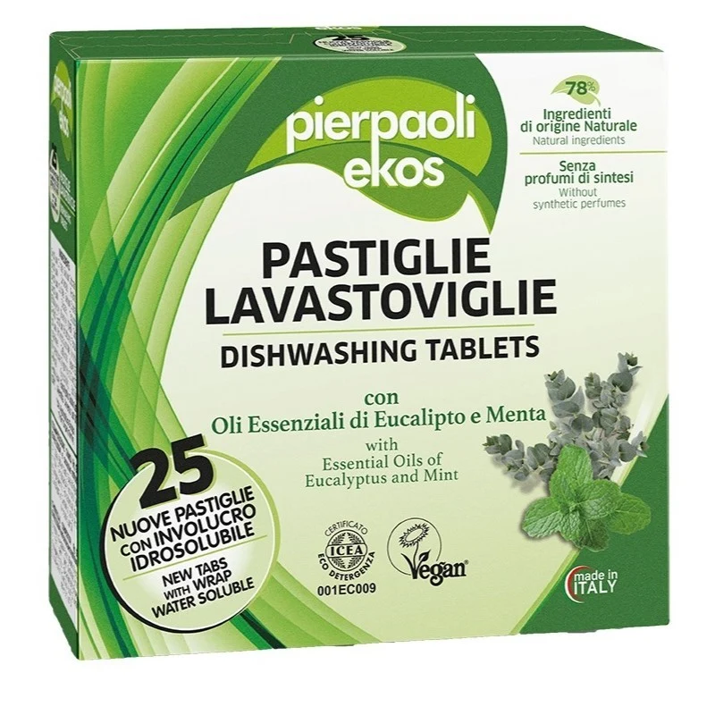Pastile ECO pentru spălat vase (25 bucăți) - EKOS
