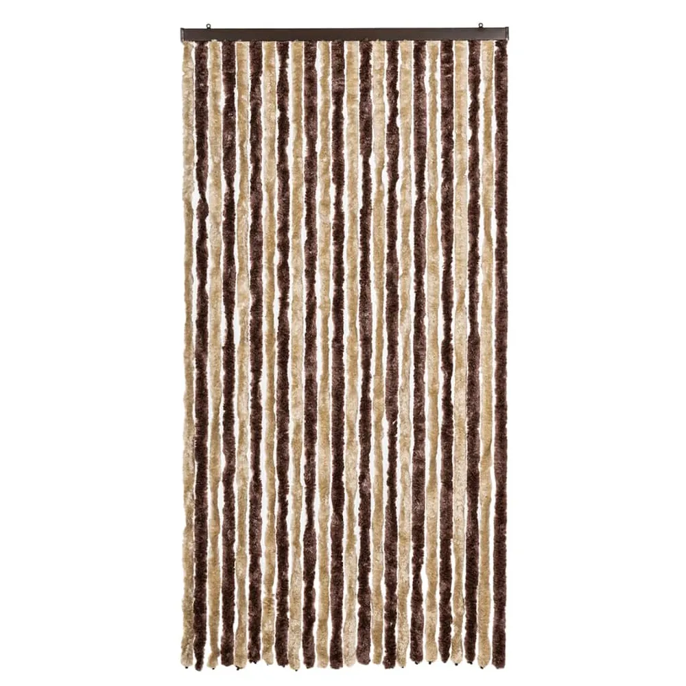 Perdea pentru insecte, bej și maro deschis, 100x200 cm Chenille