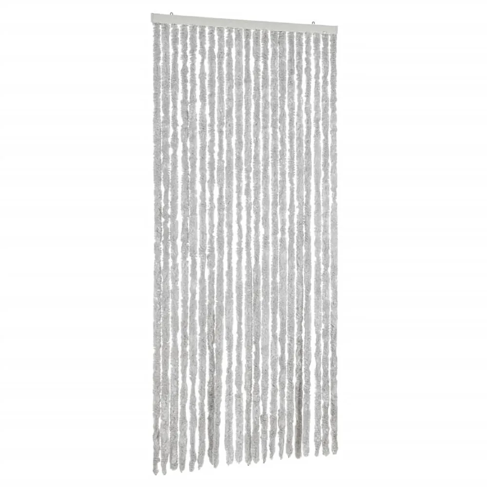 Perdea pentru insecte, gri, 90x200 cm, chenille