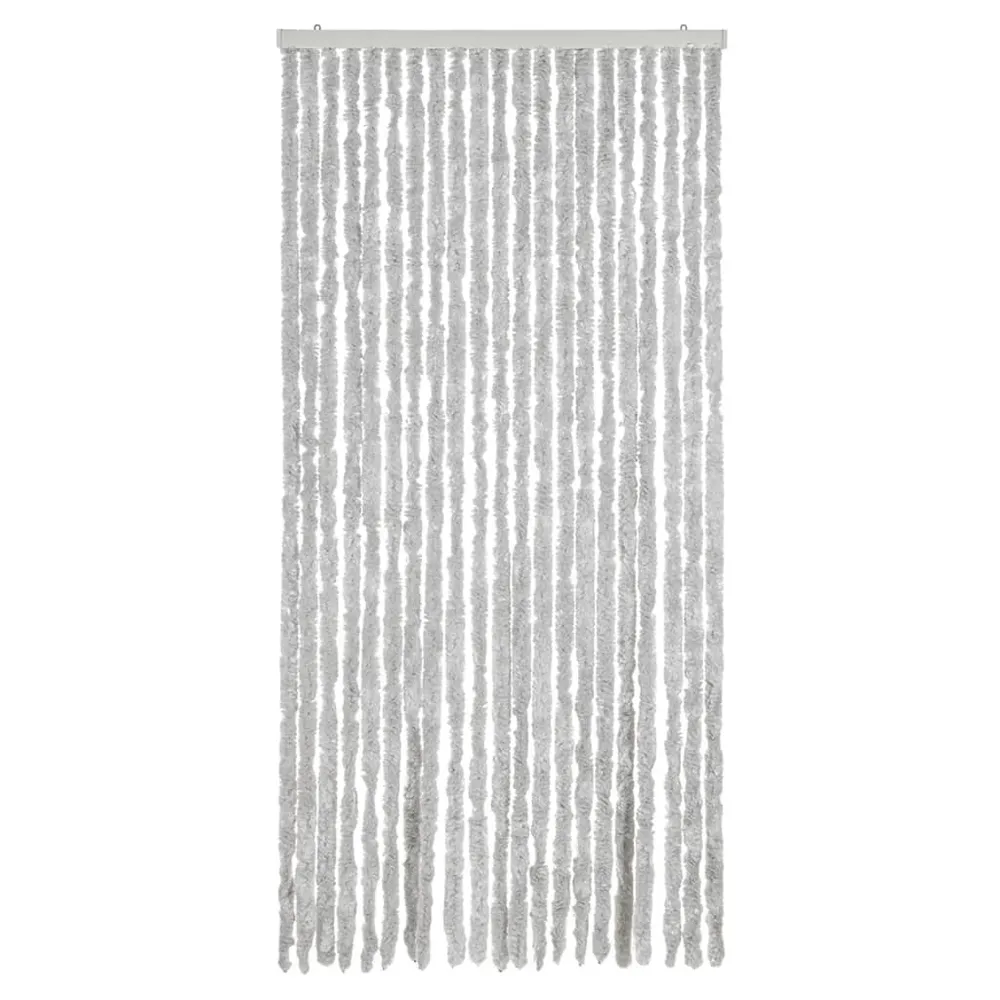 Perdea pentru insecte, gri, 90x200 cm, chenille