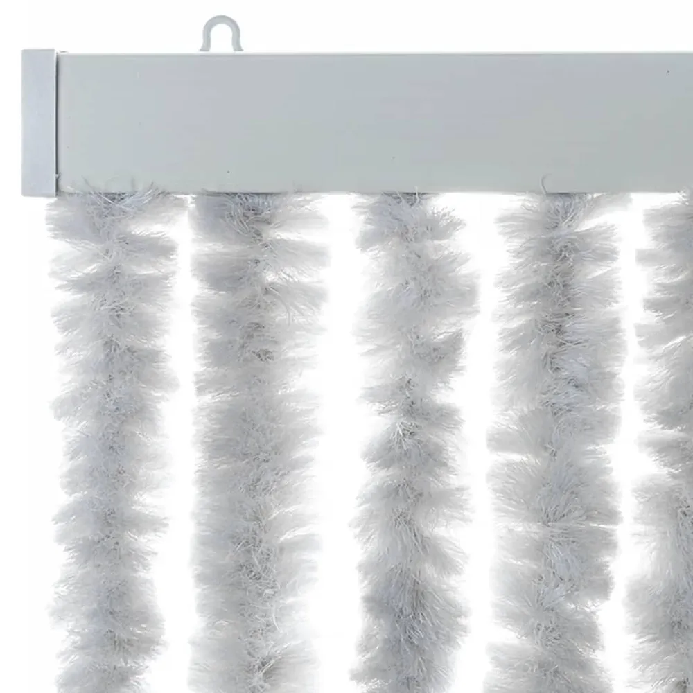 Perdea pentru insecte, gri, 90x220 cm, chenille