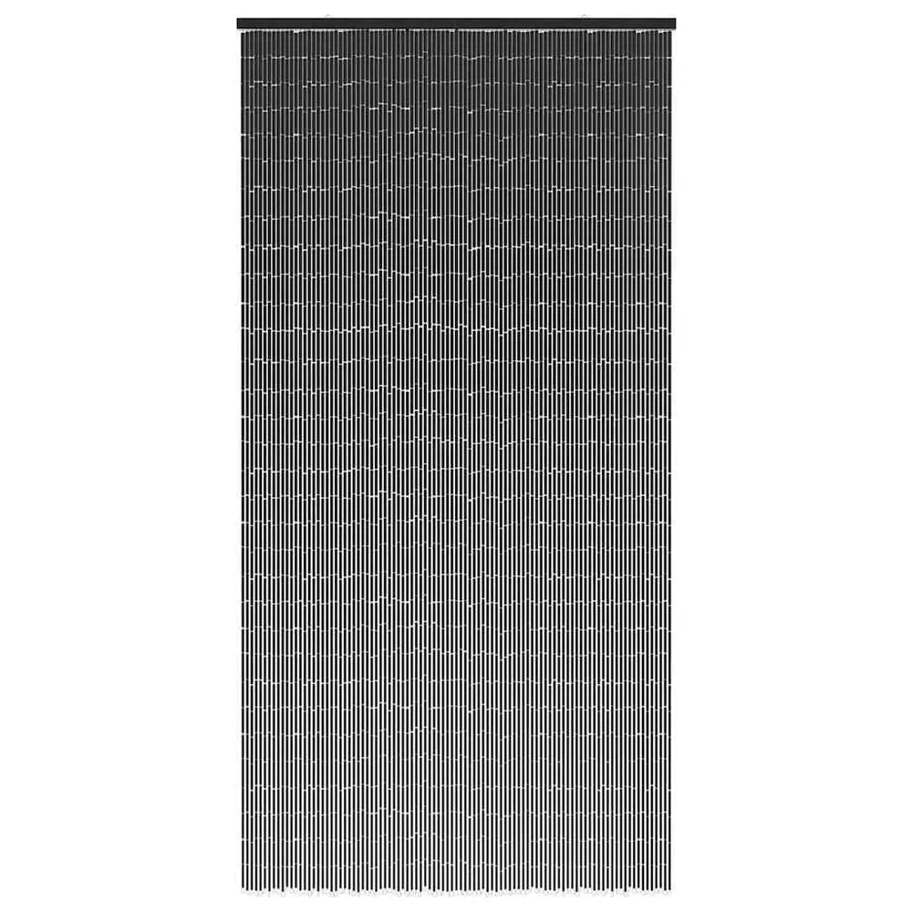 Perdele ușă cu insecte gri închis 90x220 cm bambus