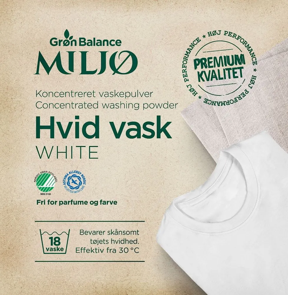 Pudră albă de spălat (concentrat) 785 g - GRON BALANCE