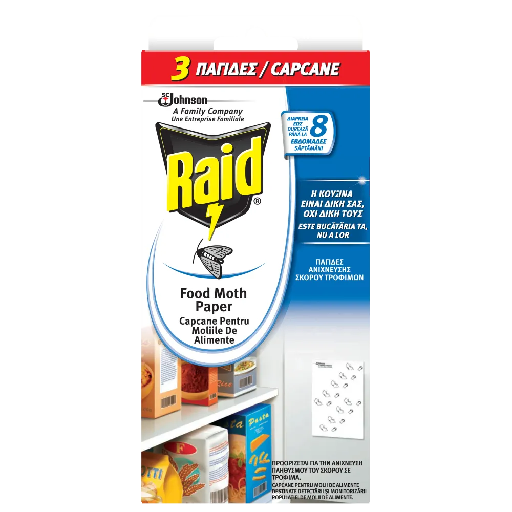 Raid Capcane Molii de alimente (3 buc./ cutie)