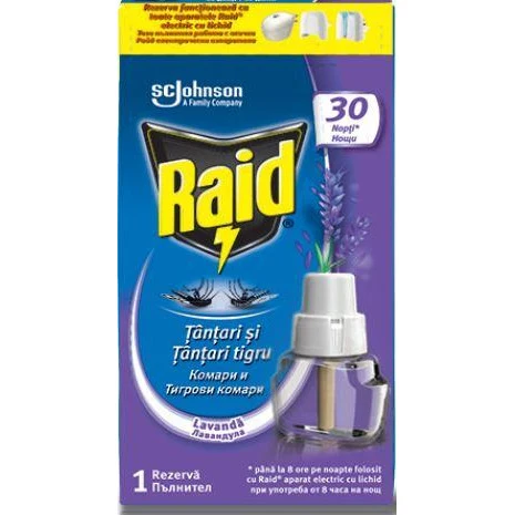 Raid Liquid Electric Rezerva Tantari cu Lavada 1 buc (30 nopti) 21 ml
