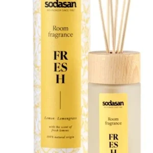 Răsfrângător de aer cu lămâie și bețișoare BIO 200 ml SODASAN