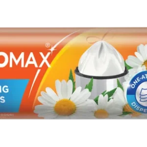 Saci menajeri cu șnur MACROMAX Medium 30L, Chamomile, 15 buc.
