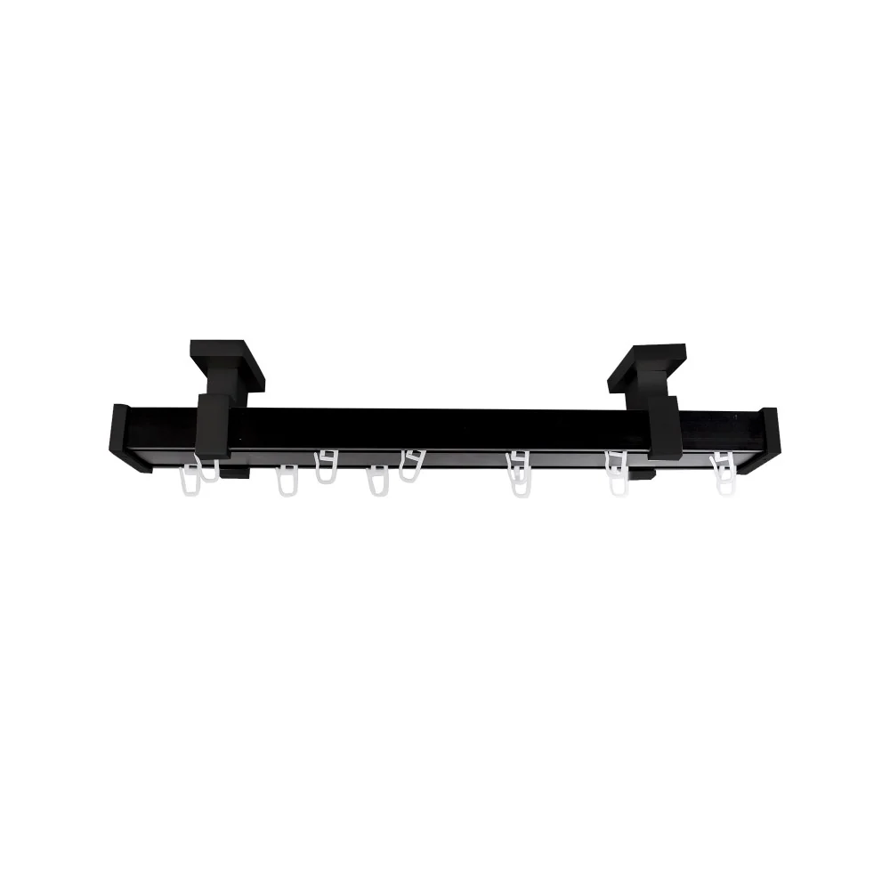 Set sina aluminiu PL negru mat 250 cm (accesorii negre) - prindere tavan