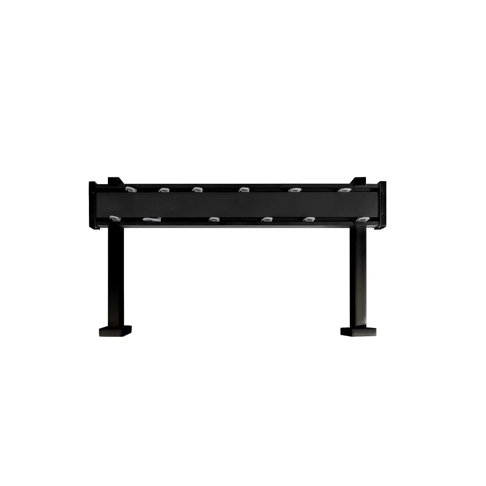 Set sina aluminiu PL negru mat 400 cm (accesorii negre) - prindere perete