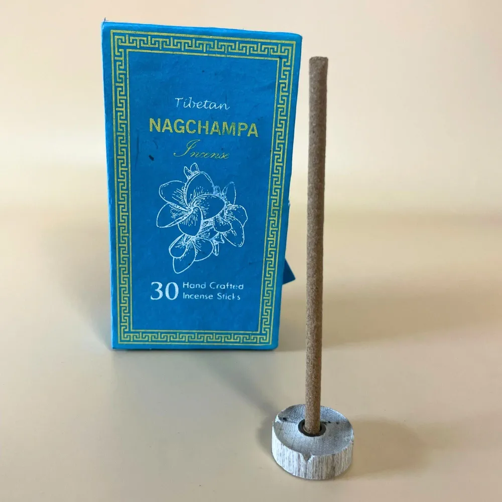 Set de tămâie Nag Champa, 30 bețișoare cu suport