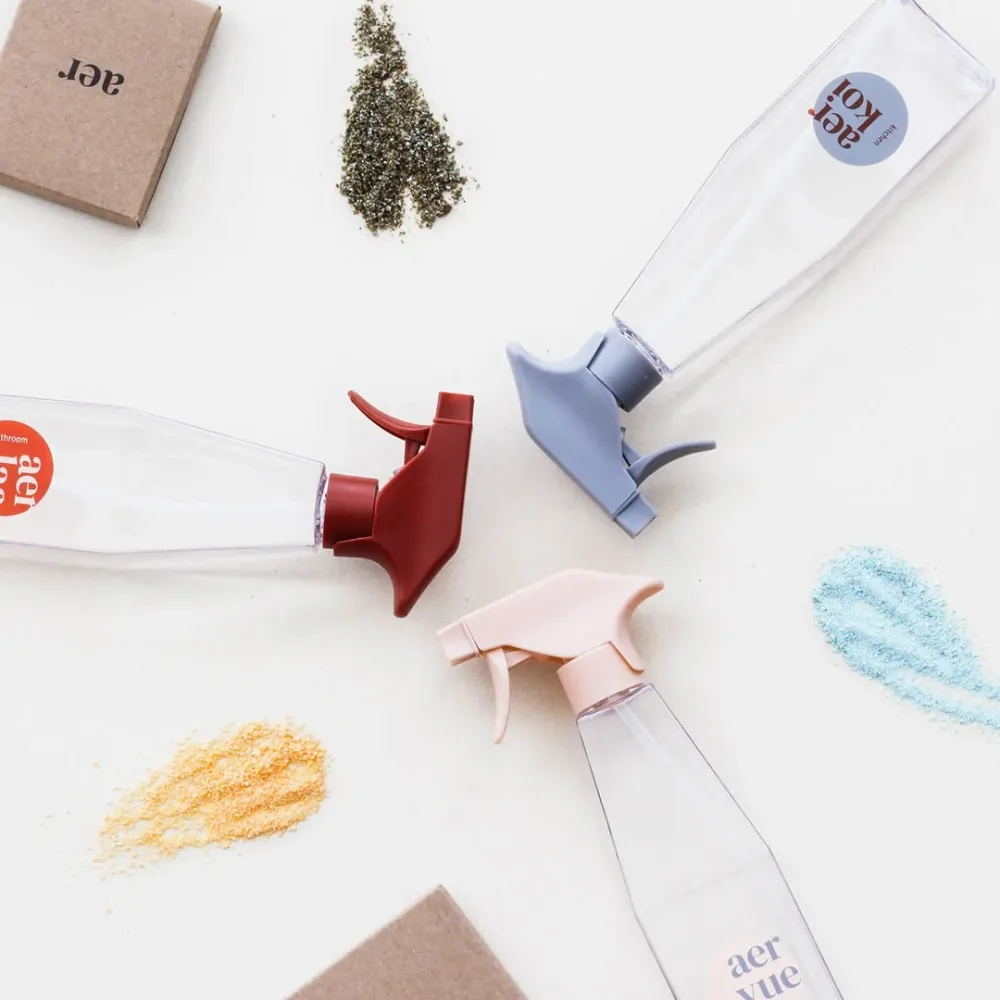 Starter Set -produse curățenie bucătărie, baie și sticlă, Zero-Waste - AER
