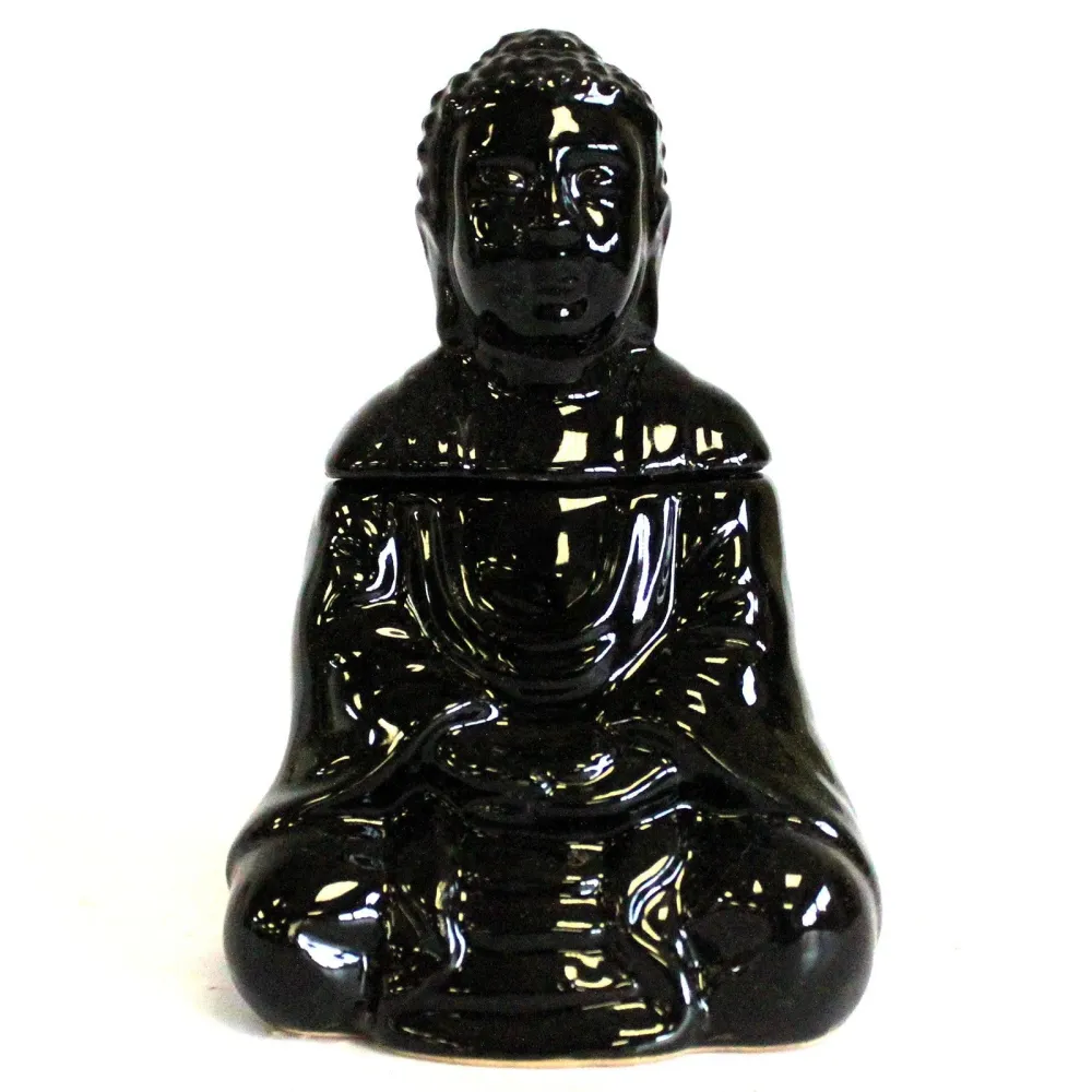 Suport pentru ulei Buddha, negru