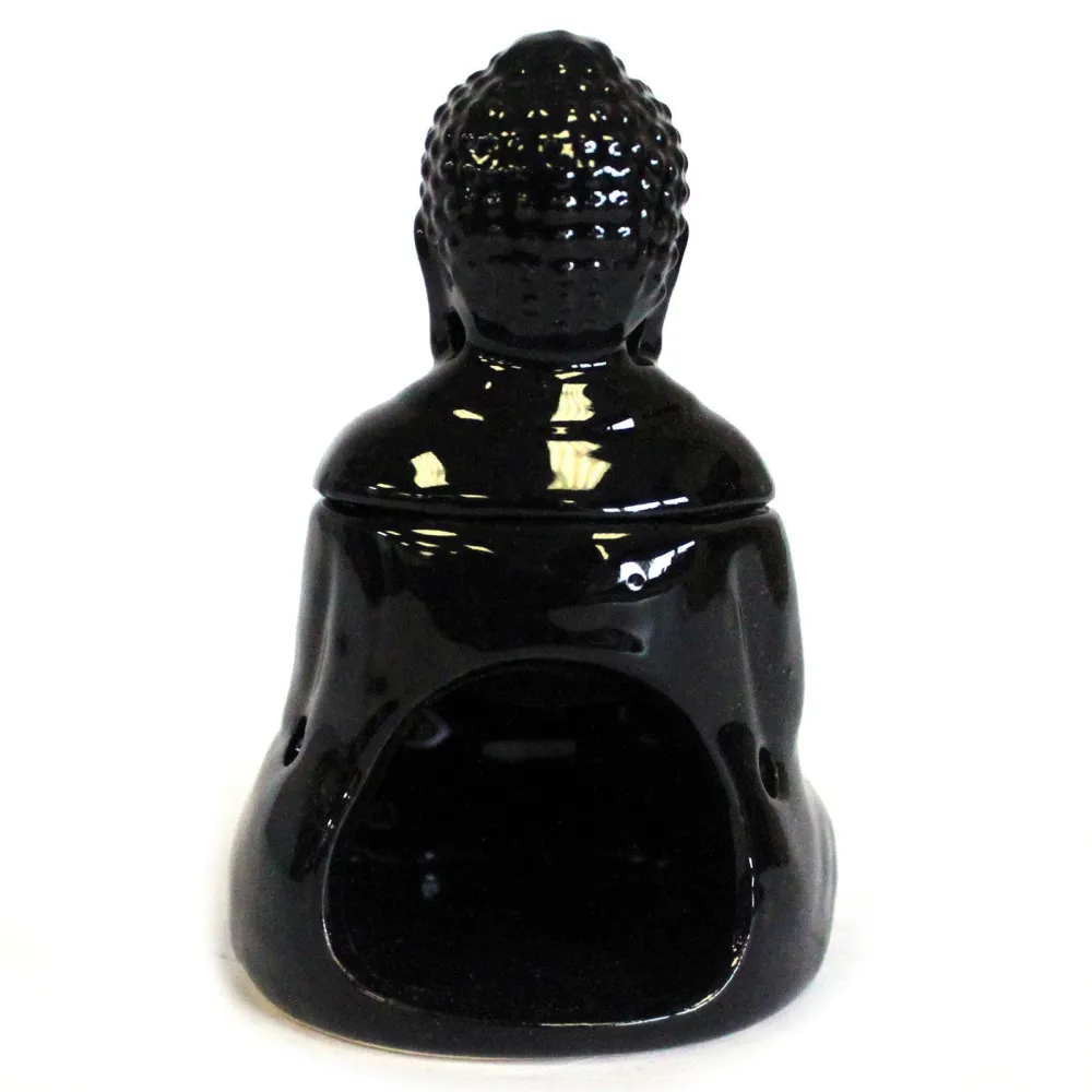 Suport pentru ulei Buddha, negru