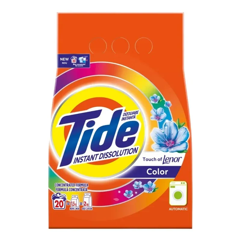 TIDE DETERGENT RUFE AUTOMAT 1.5KG LENOR COLOR
