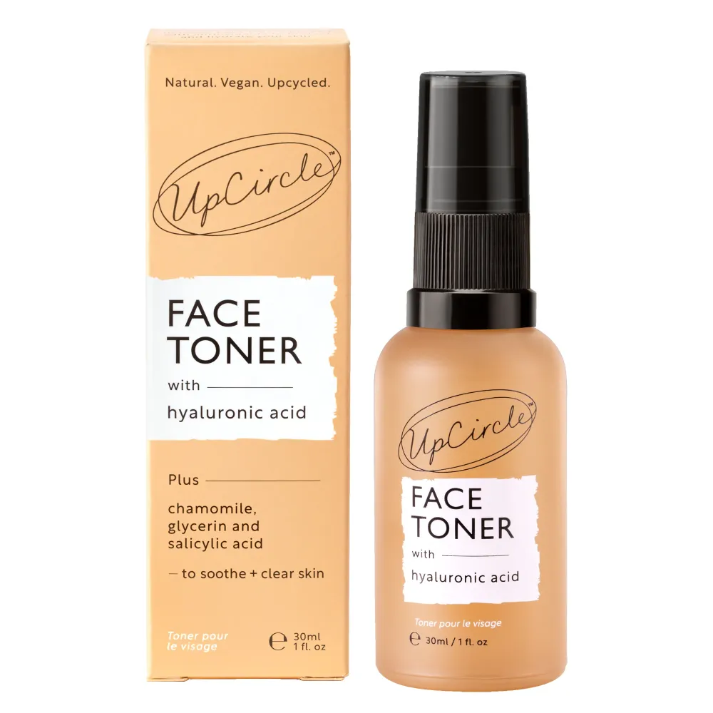 Toner hidratant cu Acid Hialuronic & Mușețel – UpCircle (30ml)
