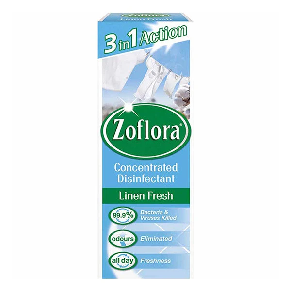 Zoflora Concentrat pentru Curățare Generală – Proaspăt de Lenjerie (120 ml)