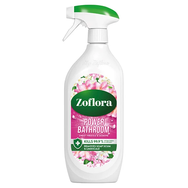 Zoflora Power Detergent pentru baie Freesia & Jasmine (800 ml)